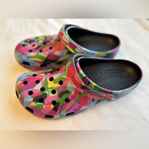 CROCS Shoes - Crocs Classic Bubble Block Clogs Multicolor Size 11 Womens